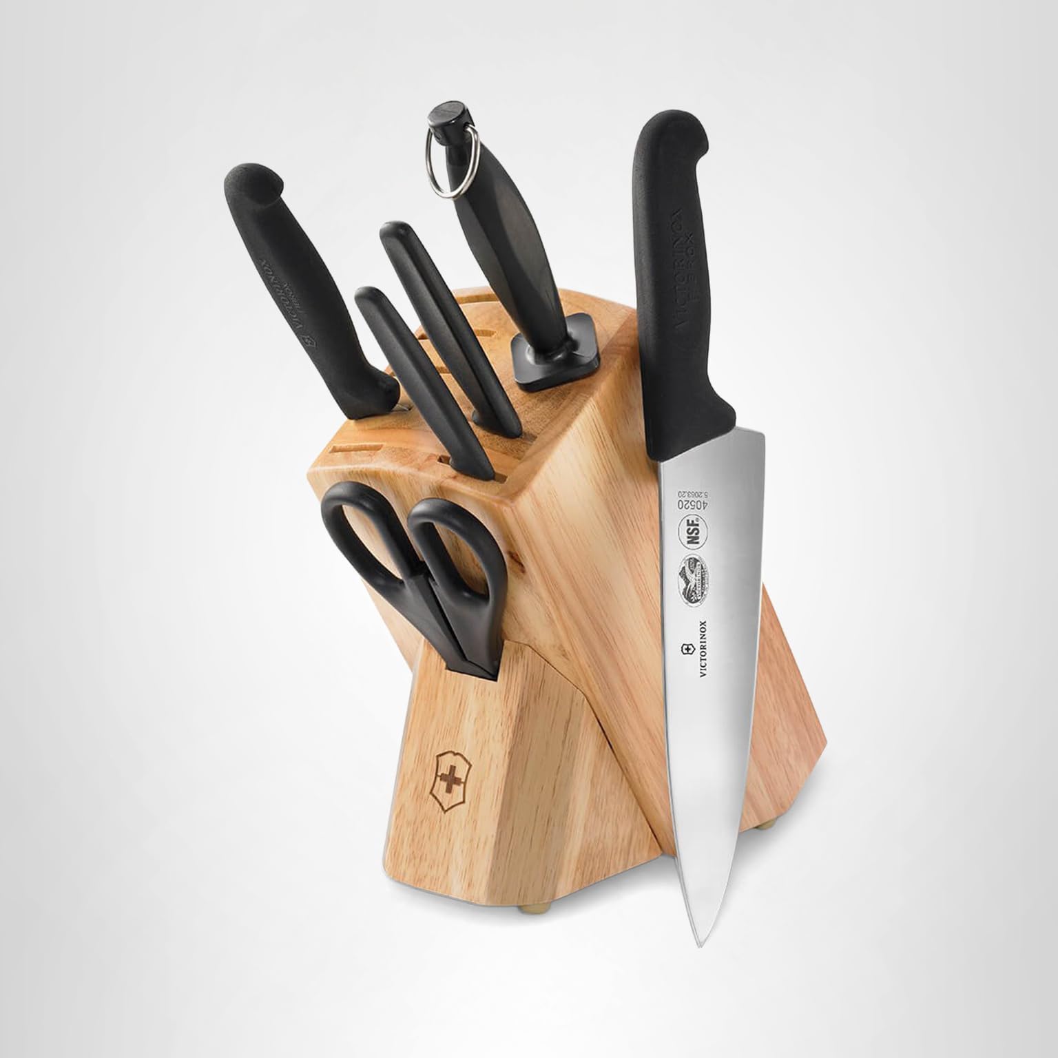 Amazon.com: Victorinox Fibrox Pro 7-Piece Cutlery Block Set