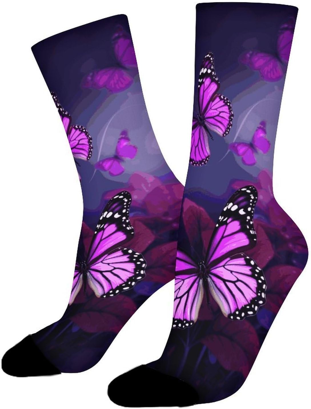 Squirrel in The Hole Crew Socks Moisture Wicking Ankle High Cushioned Arch Support Seamless Toe Athletic & Casual
