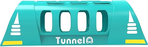 Miniatura 8 de Tren eléctrico para pista de madera, juguete de tren de control remoto, tren motorizado y túnel con efecto de voz y luces, juego de tren de