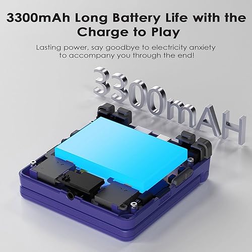 Miniatura 6 de RG34XXSP - Consola de juegos portátil, sistema clásico IPS de 3.4 pulgadas y batería de 3300 mAh, consolas de videojuegos retro, con tarjeta TF 64G