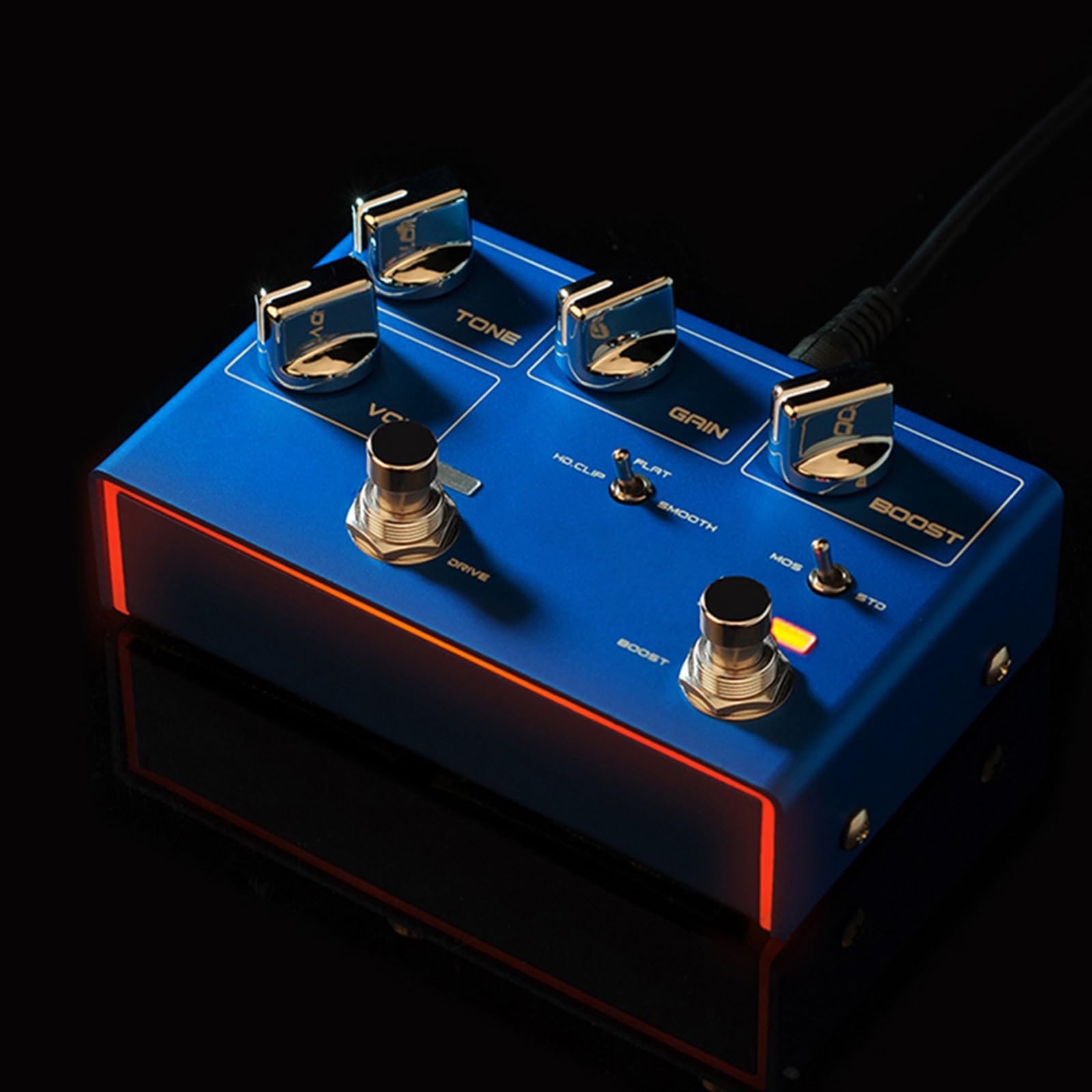 Amazon.co.jp: ギターエフェクトペダルオーバードライブロング