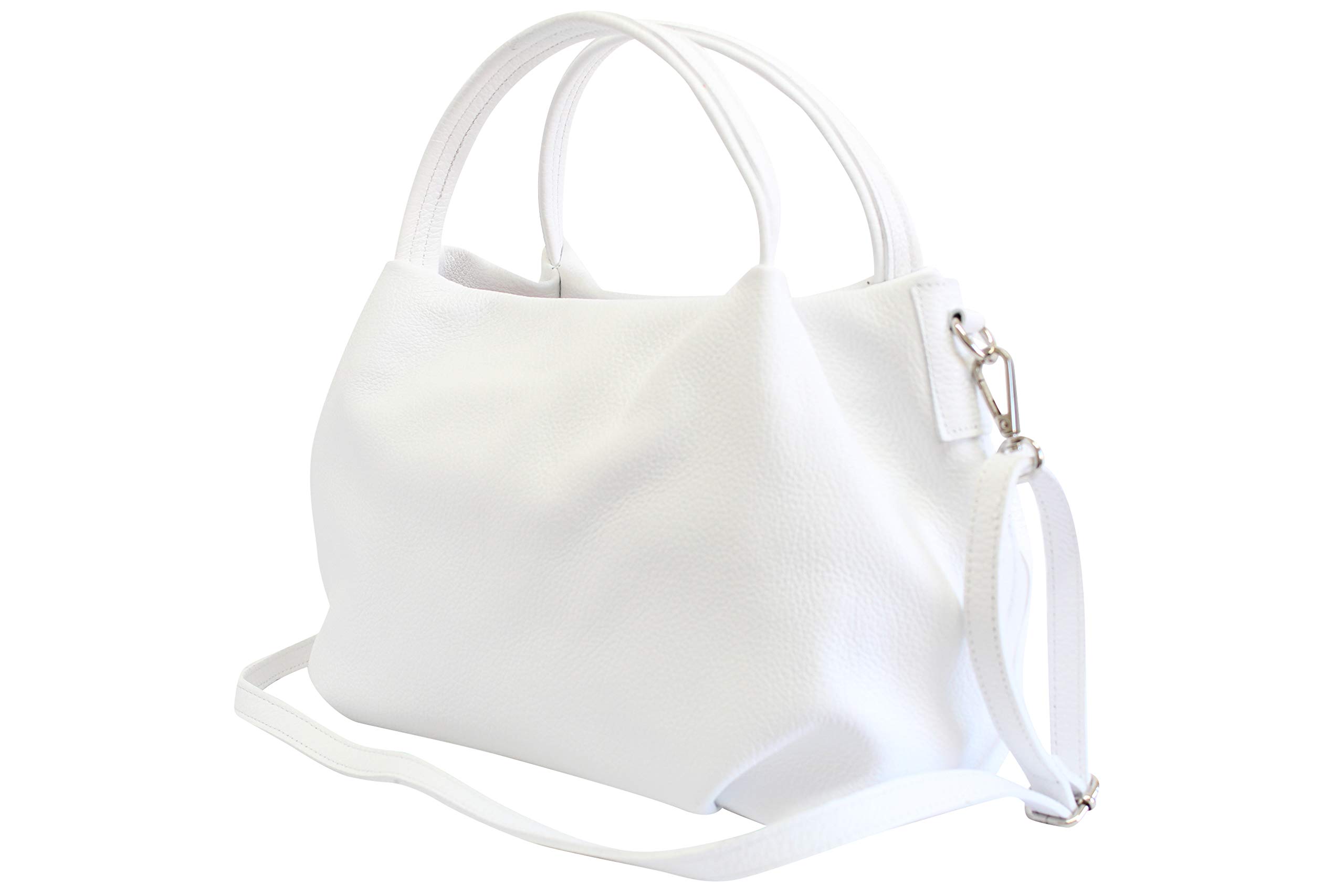 AMBRA Moda Damen handtasche Henkeltasche Schultertasche aus Echtleder GL023