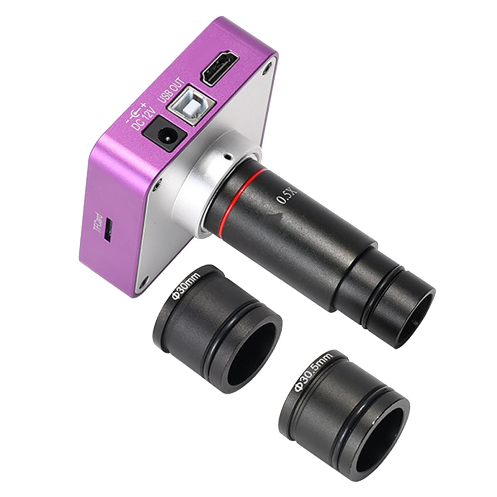 Caméra microscope numérique industrielle HD 51MP grossissement 130x caméra vidéo pour bijoux et démonstrations scolaires (prise européenne)