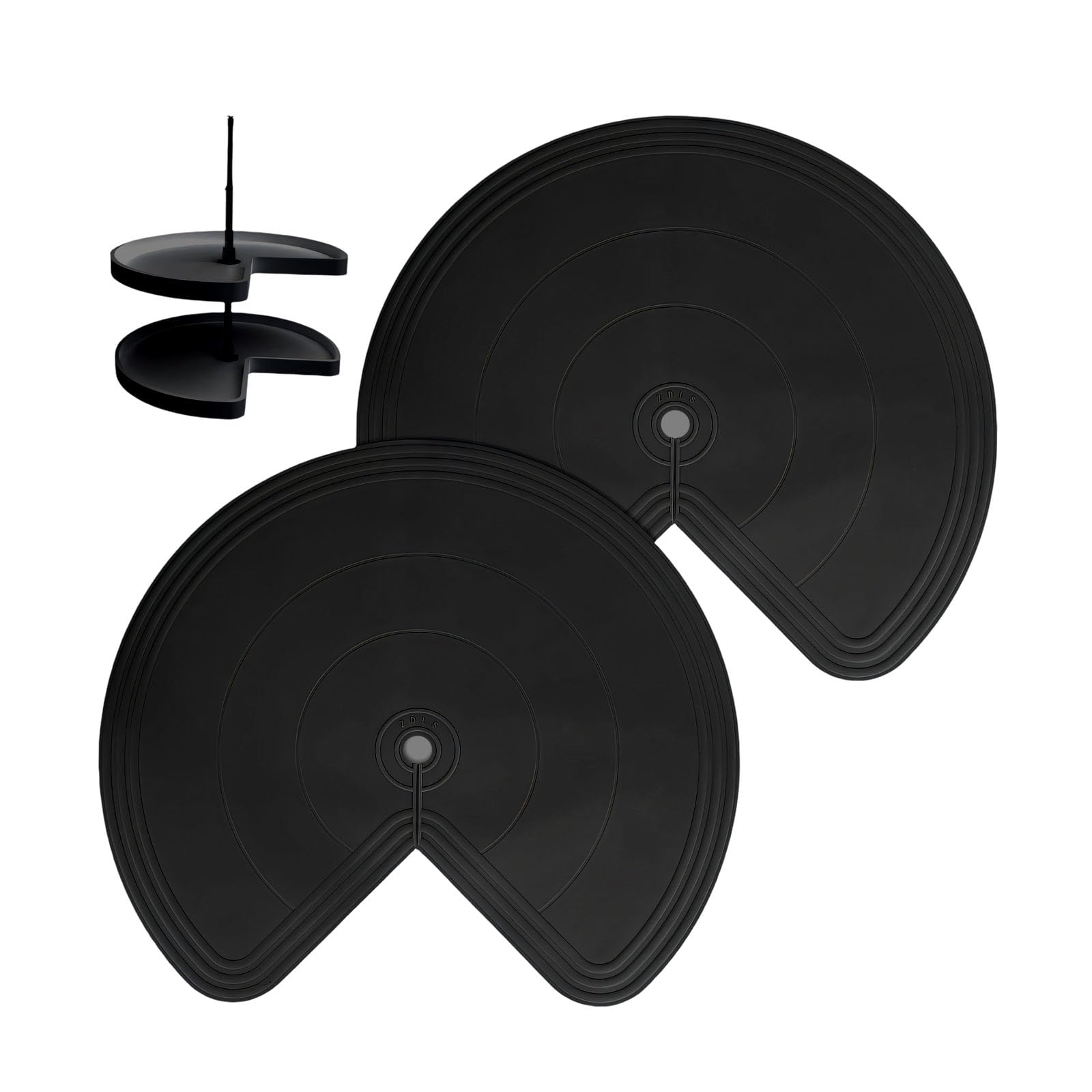 Insert de tiroir de cuisine pour support rotatif tapis textile souple placard d'angle