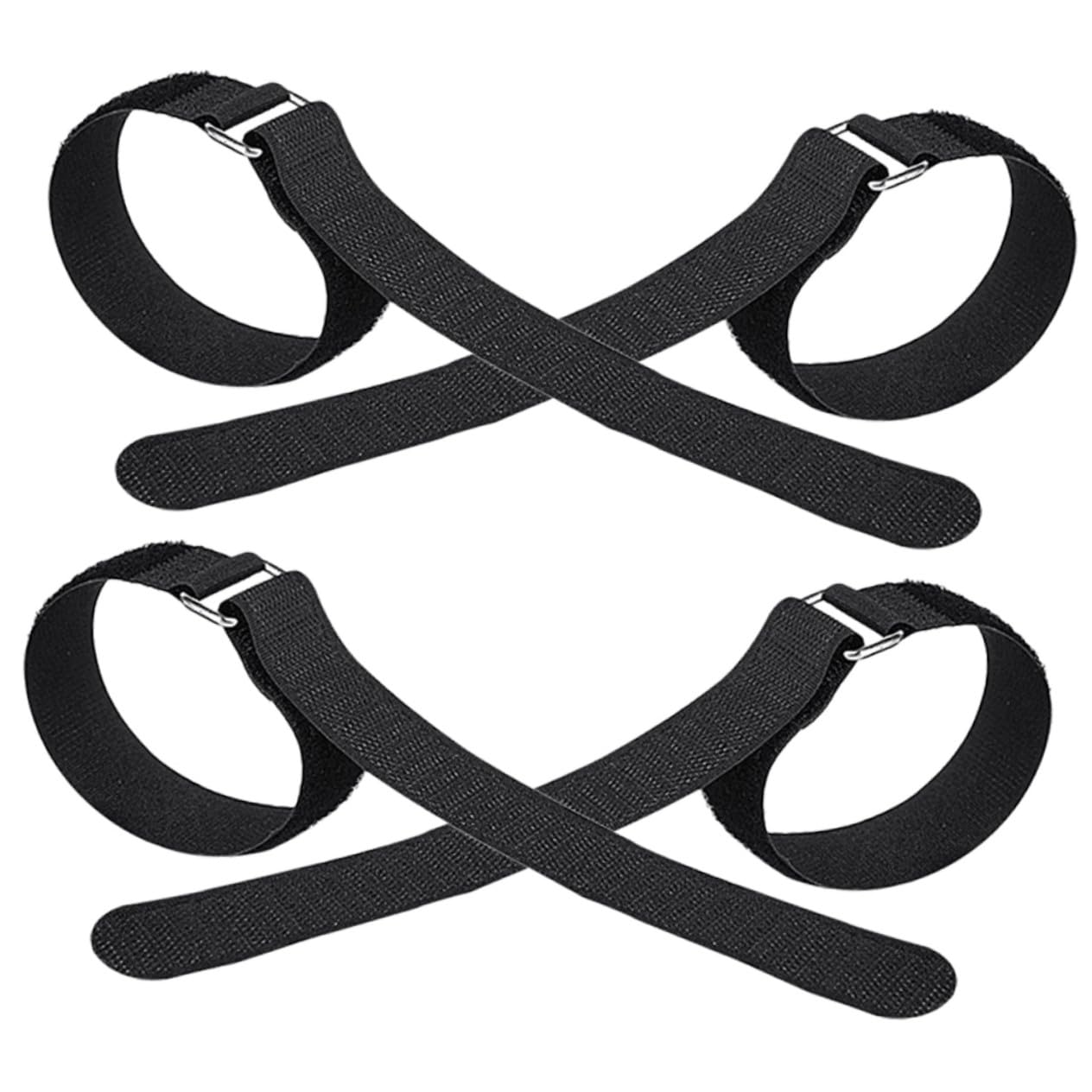 Garneck Correas Antideslizantes para Crampones de Hielo, Nylon Ajustable, 4 Piezas, Unisex para Senderismo y Montaña, Compatibles Botas y Zapatillas, Diseño Ligero y Resistente
