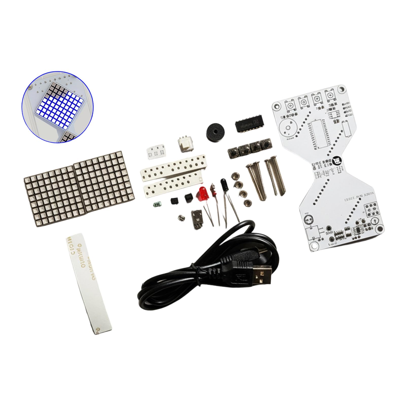 LED Sand Timer Electronic Time Glass for Soldering Practice Circuit Learning Perfect for Beginners Hobbyists Gravitate Timer