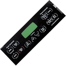 Replacement for WB27T11005 1473975 AH2321447 EA2321447 PS2321447 Faceplate Graphics Overlay Range Control Panel Touchpad for GE Appliances Range Oven Stove Contains Button Layout