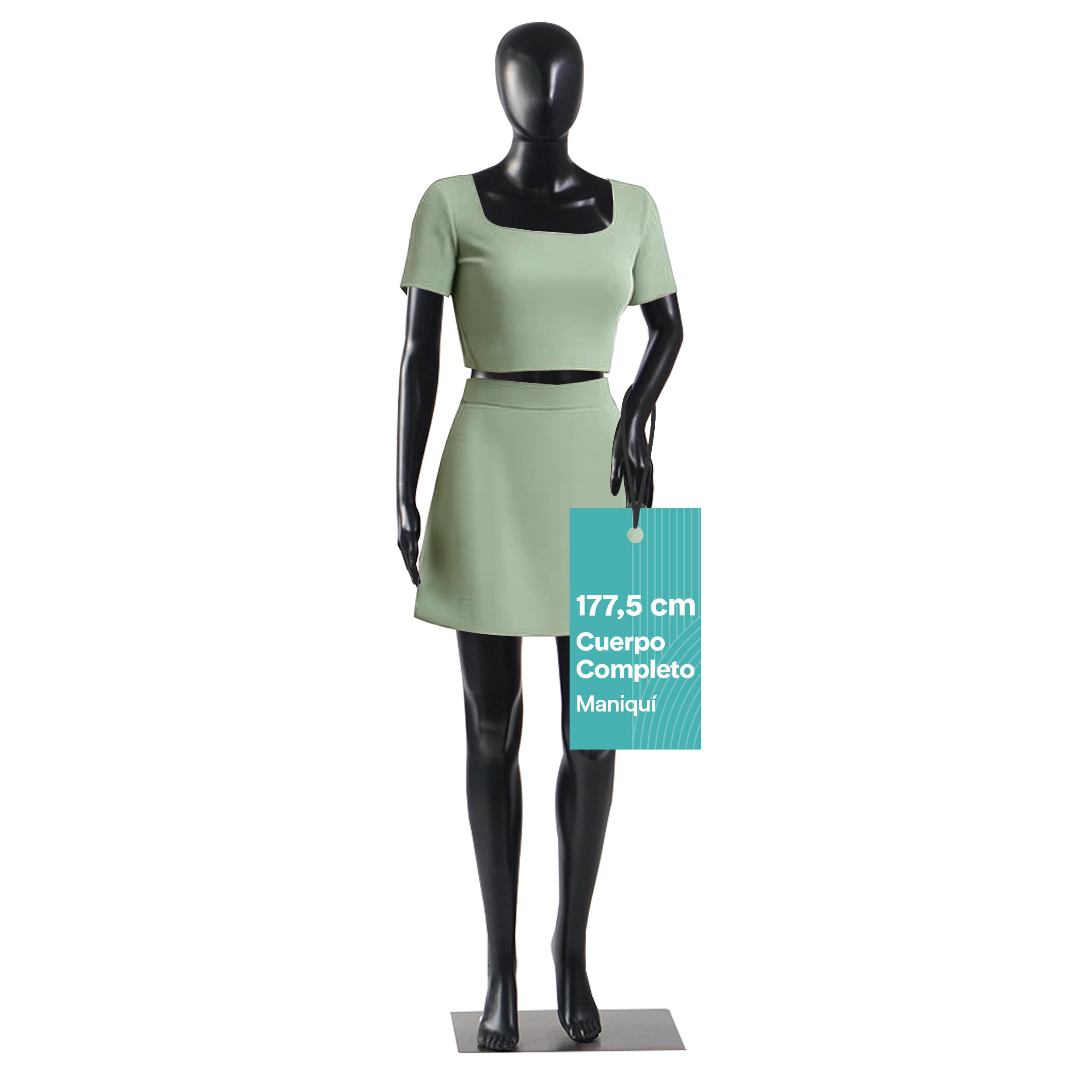 Maniquí masculino con extremidades flexibles y cabeza ajustable de 185cm