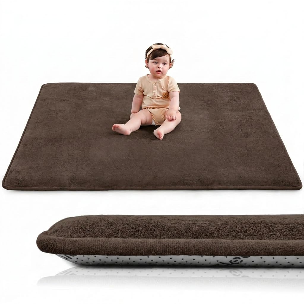 Huloo Sleep Baby Play Mat for Floor 127×127cm