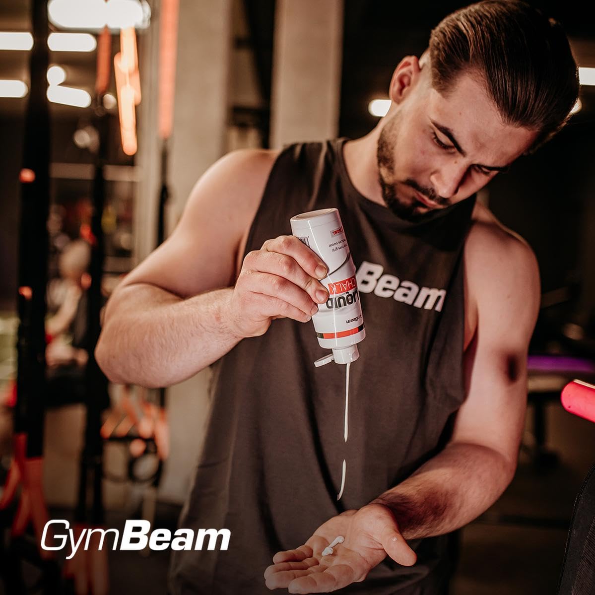 GymBeam Gesso Liquido, Magnesite Liquida per Fitness, Chalk per Arrampicata, Riduce la Sudorazione, Migliora la Presa, Aumenta Le Prestazioni, Non Macchia e Previene l'Inalazione