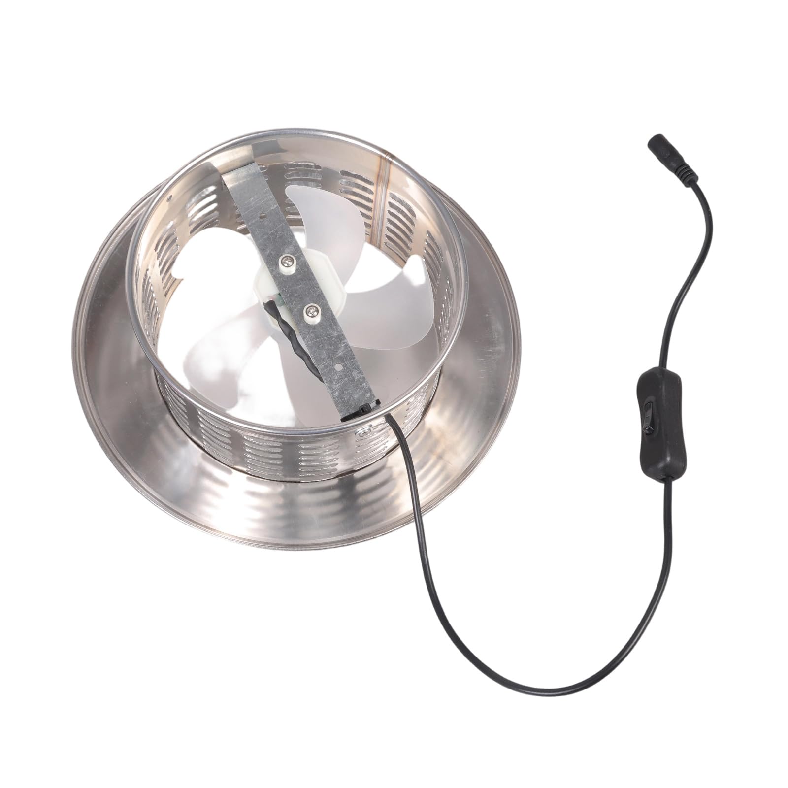 160mm Duct Blower 12V with Switches Powerful Air Basement Control Quiet Ventilator