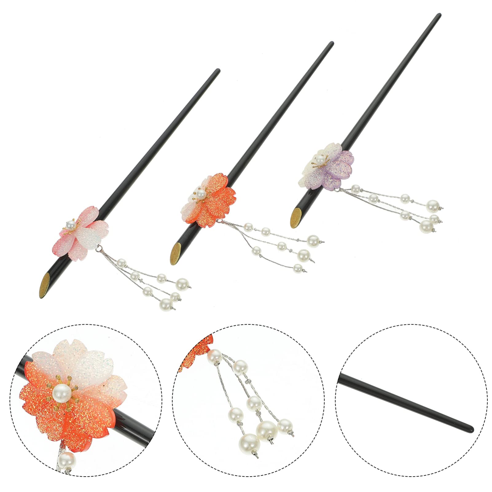Beavorty 15stücke Retro Haarstäbchen Mit Quaste Chinesische Haarnadeln Für Elegante Hochsteckfrisuren Für Partys Und Besondere Anlässe