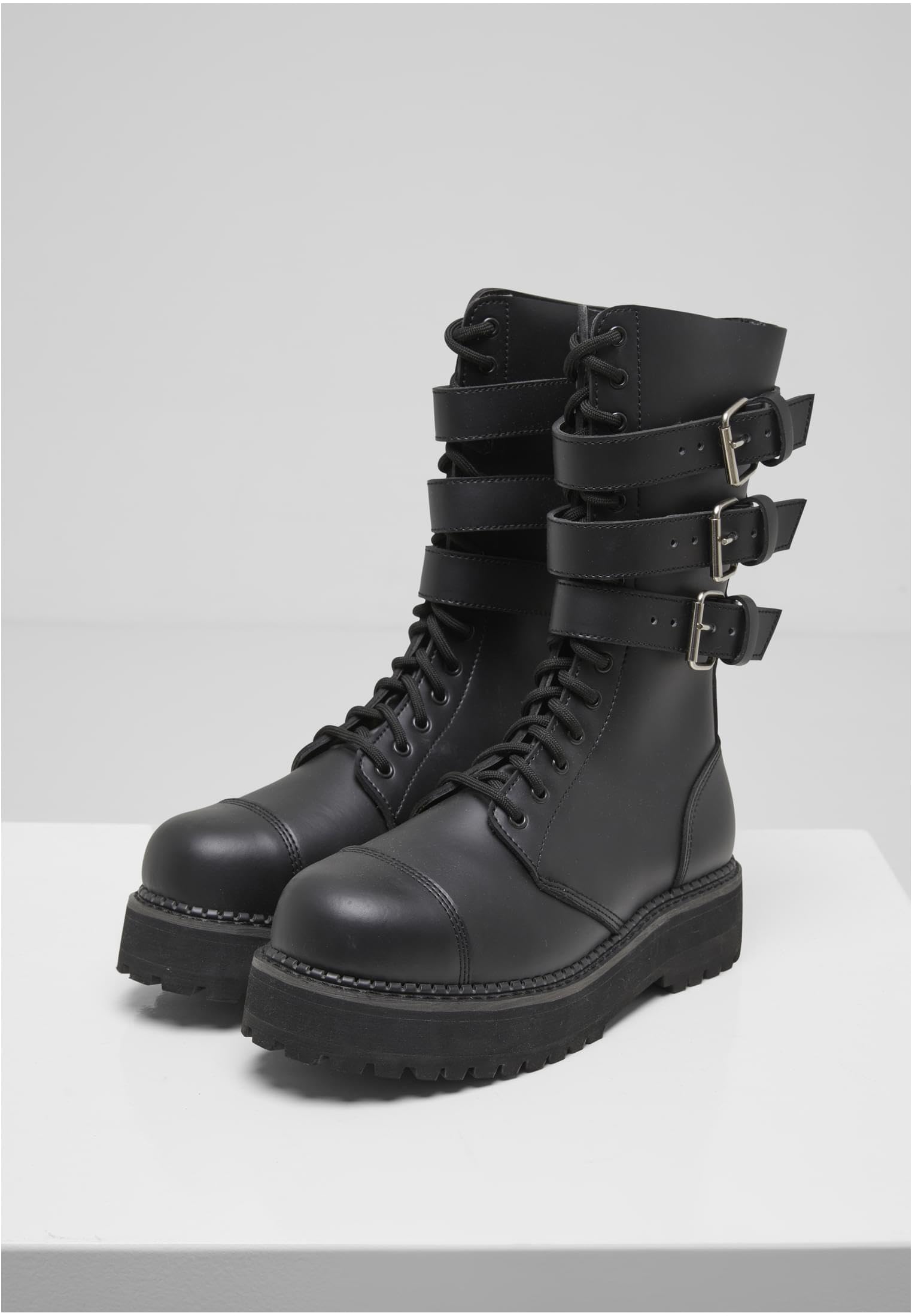 Brandit Plateau Phantom 3 Buckle Boots, Größen UK4/EU38 bis UK13/EU47-