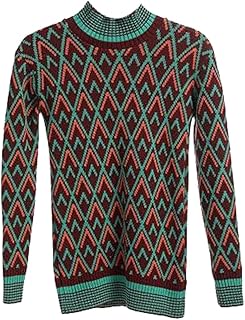 CAESAR Girls Wool Pullover With Mutlicolour Design,Multicolour,18 Years
