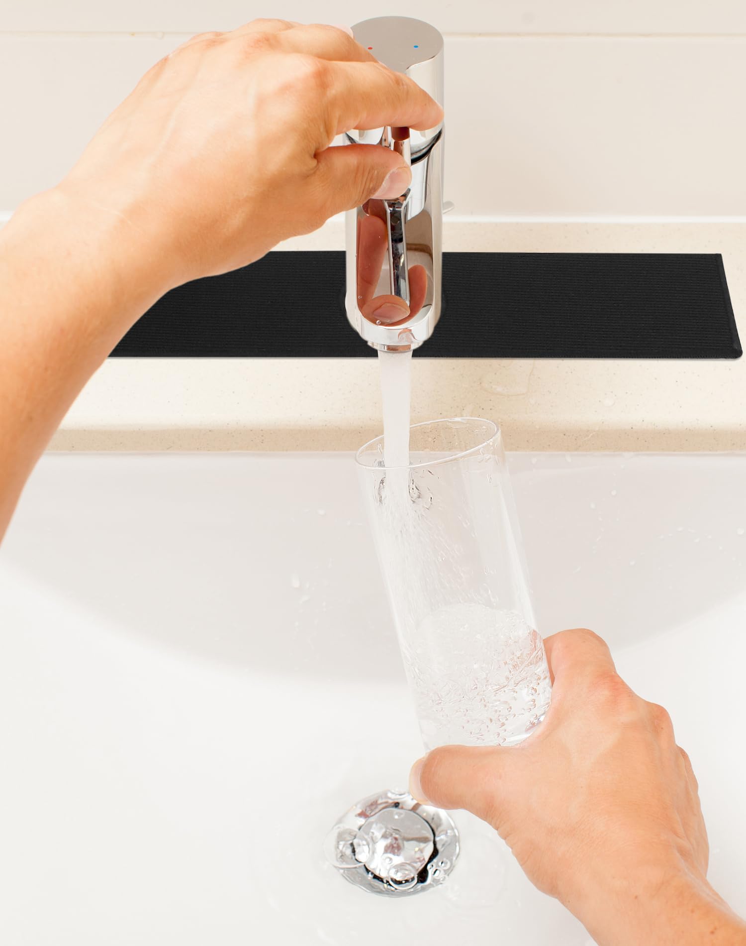 Cabilock Lot De 2 Tapis Anti-éclaboussures Pour évier De