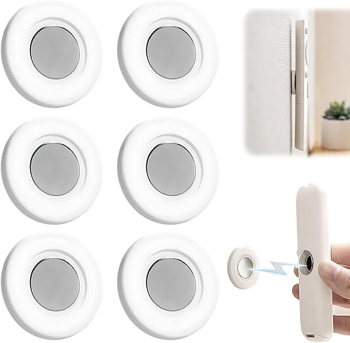 Soporte magnético para control remoto, soporte para cargador remoto de TV adhesivo fuerte 2025, organizador de pared de control remoto de silicona,