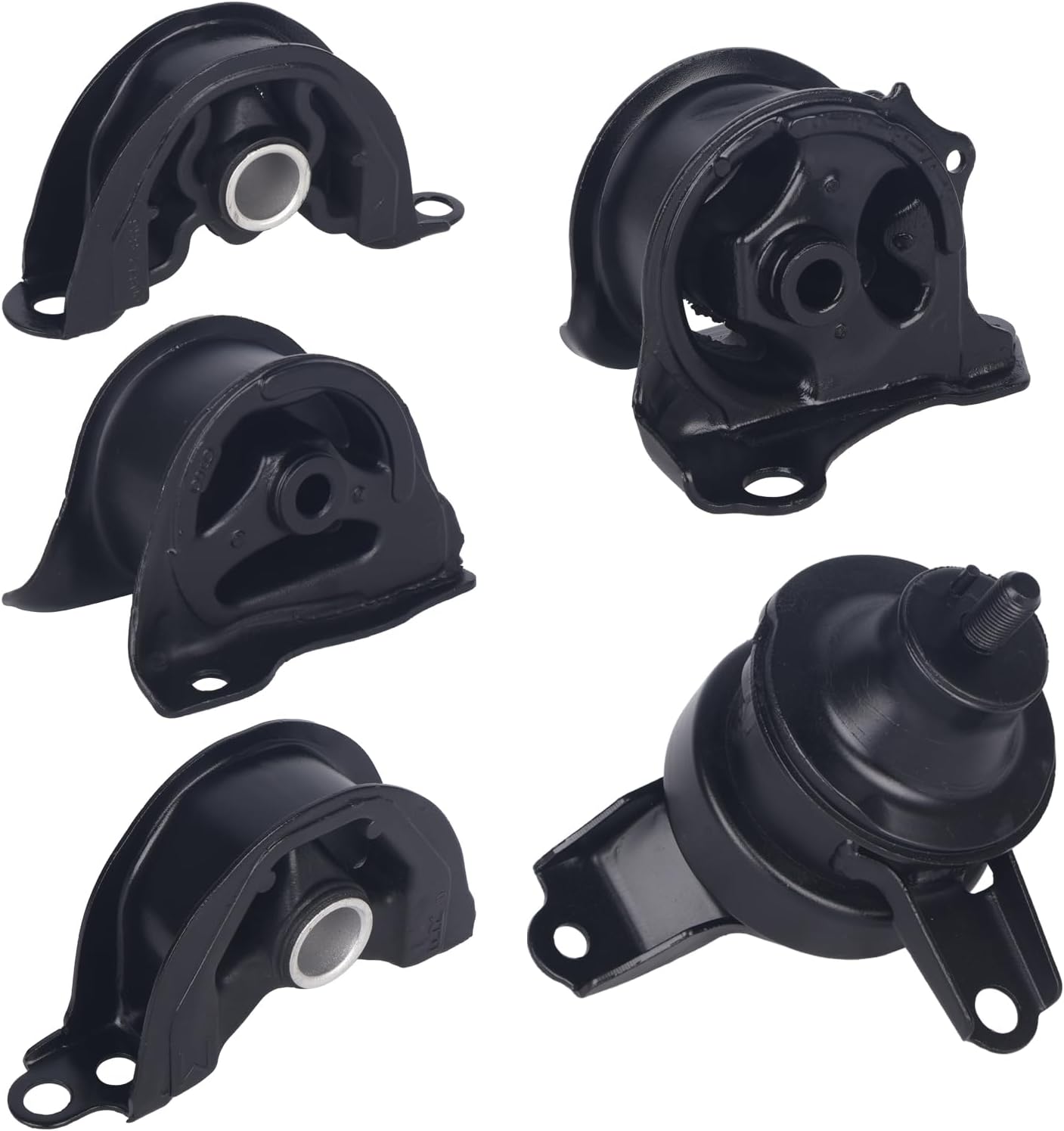 PAROD 5PCS Engine Mount 2.0L L4 Fit for Honda CR-V 1997 1998 1999 2000 2001 Replace#A6502 A6585 A6520 A6506 A6526
