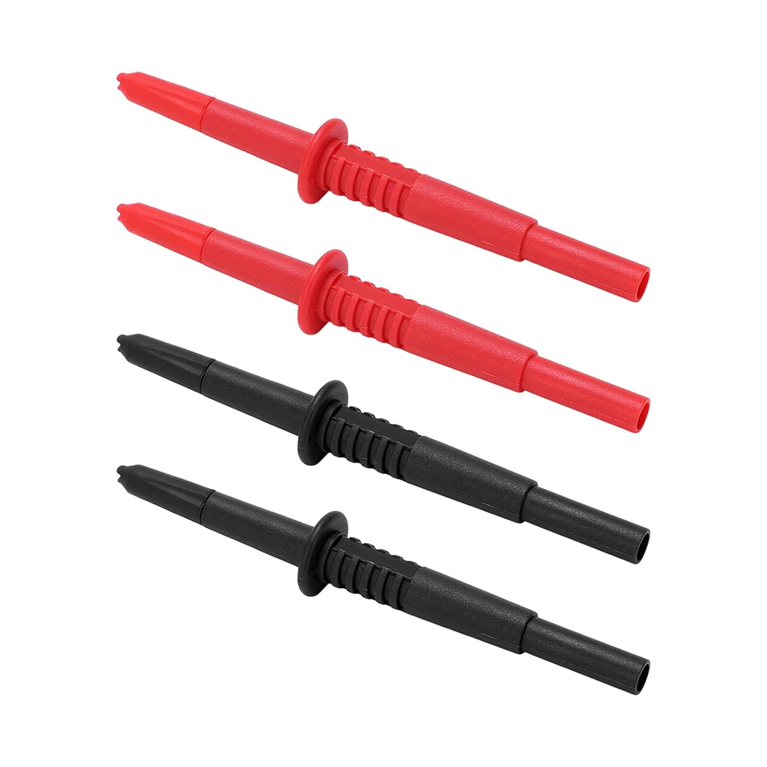 Multimeter Testing Probe, 2Set Multimeter Test Leads with 4mm Banana Plug, Digital Multimeter Probes Electrical Test Probe Lantern Tip, Test Leads