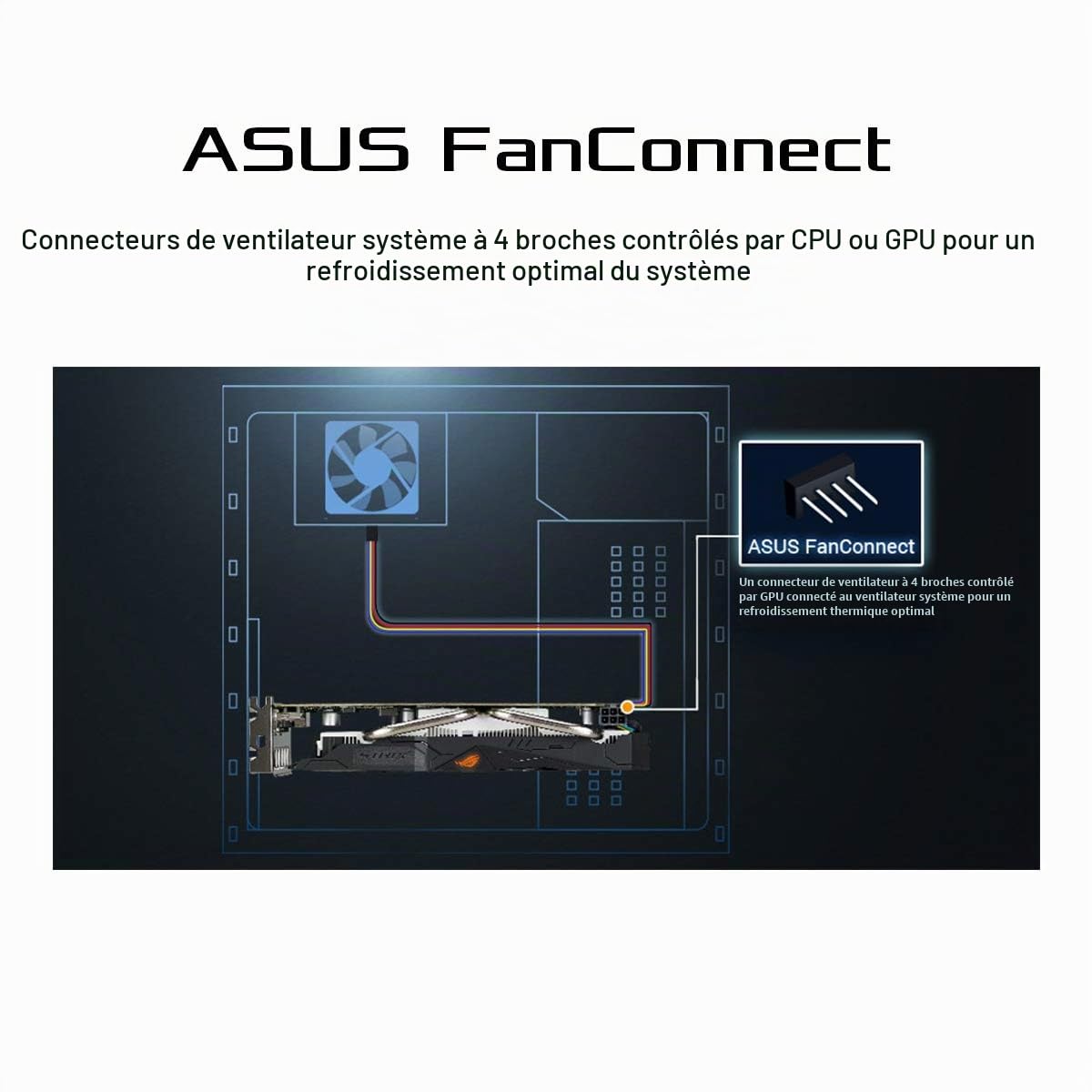 ASUS STRIX-GTX1050TI-O4G-GAMING Carte Graphique Nvidia GeForce GTX 1050Ti 4 Go 7008 MHz
