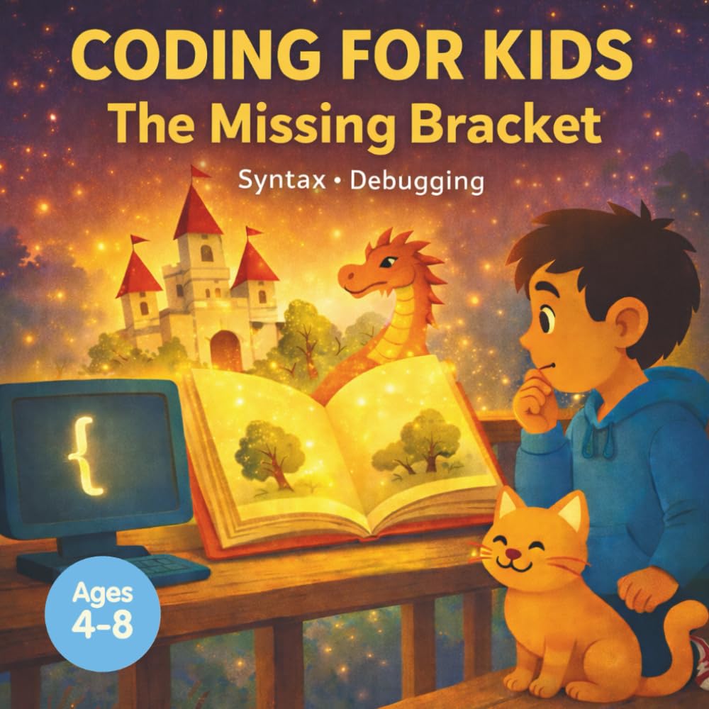 Coding for Kids: The Missing Bracket: A Fun Story About Syntax and Debugging