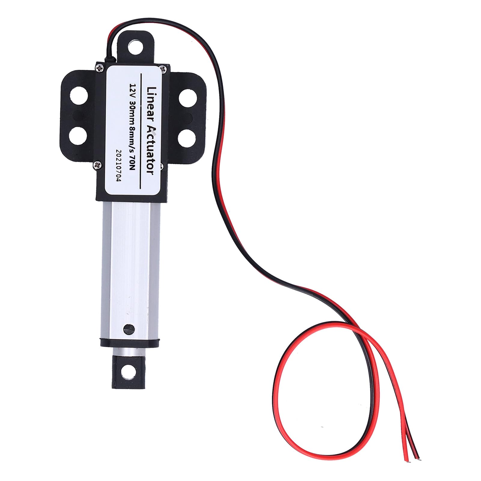 Mini Actionneur Linéaire électrique, Actionneur Linéaire Micro 12 V CC, avec Course de 30 Mm, Actionneur à Petit Mouvement pour Pales de Ventilateur, Armoires, Ouvre-fenêtre