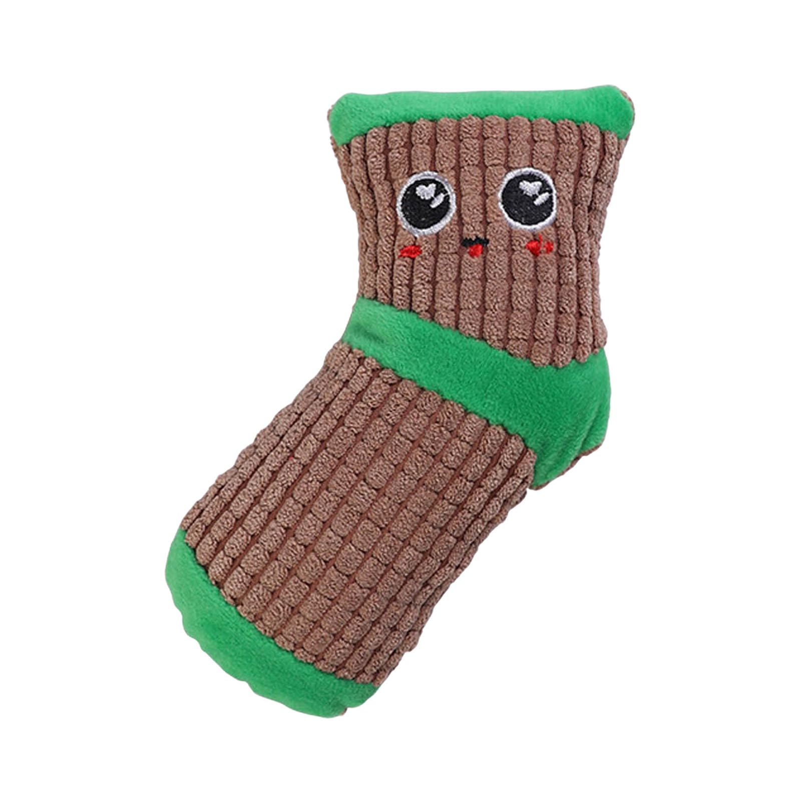 Interactive Dog Toys Durability Sock Shape Durable Cute Heavy Duty Dog Toy Large Size Funny Soft Tough Chew