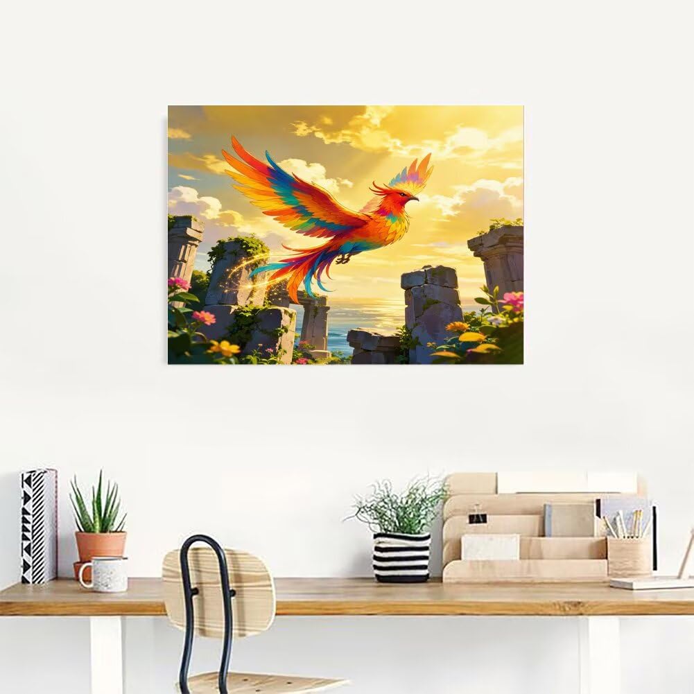 Diamond Art PáJaro Diamond Painting 90x60cm 3-J1463