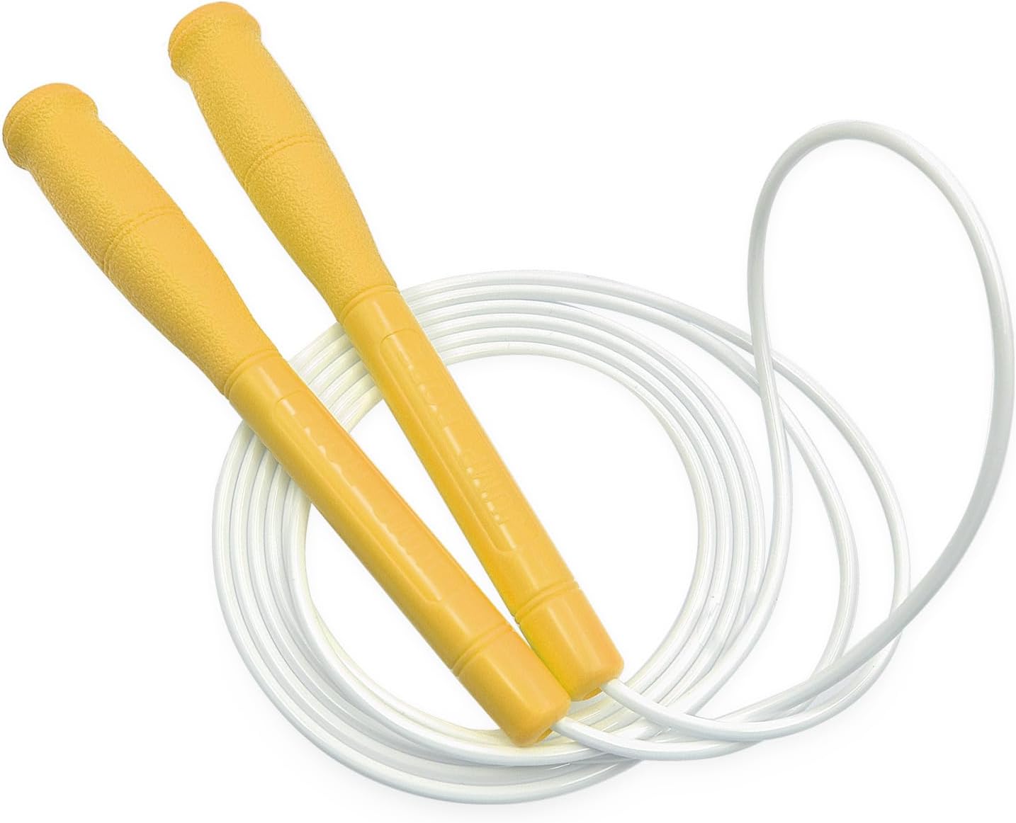 Jump Rope For Kids & Adults，4mm TPU Ropes For Speed Jump Rope,Double Unders, Long Handles & Tangle-Free,9.19FT Adjustable Lightweight Skipping Rope For School,Boys,Girls,Teens,Women,Men,Exercise Activity,Outdoor Fitness (Yellow)
