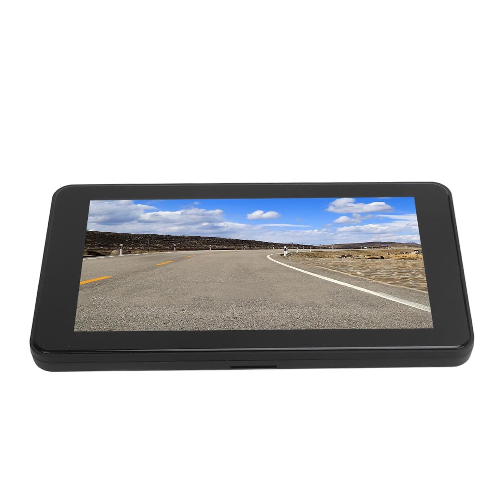 Qqmora Navigazione GPS Touchscreen, con Guida Vocale, di Navigazione GPS Portatile 256 MB e 8 GB per Auto, Autobus, Camion, Ricerca Codice Postale MP4, ASF, WMV, AVI