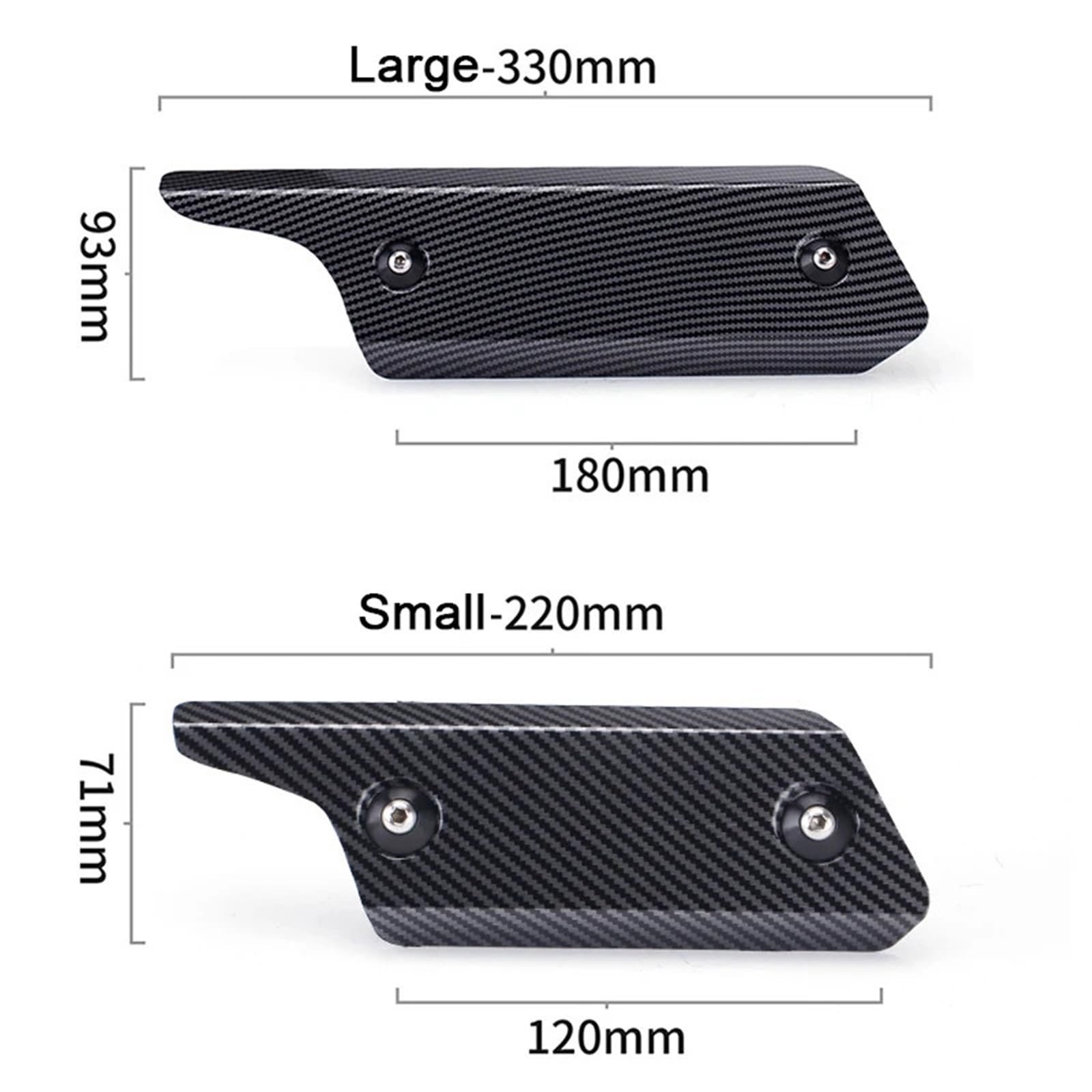 Uniwersalna Osłona Termiczna Rury Wydechowej Motocykla, Tłumika, Pasuje Do Motocykli Harley, Hondy, Yamahy Motorcycle Heat Protection Plate(Small Colourful)