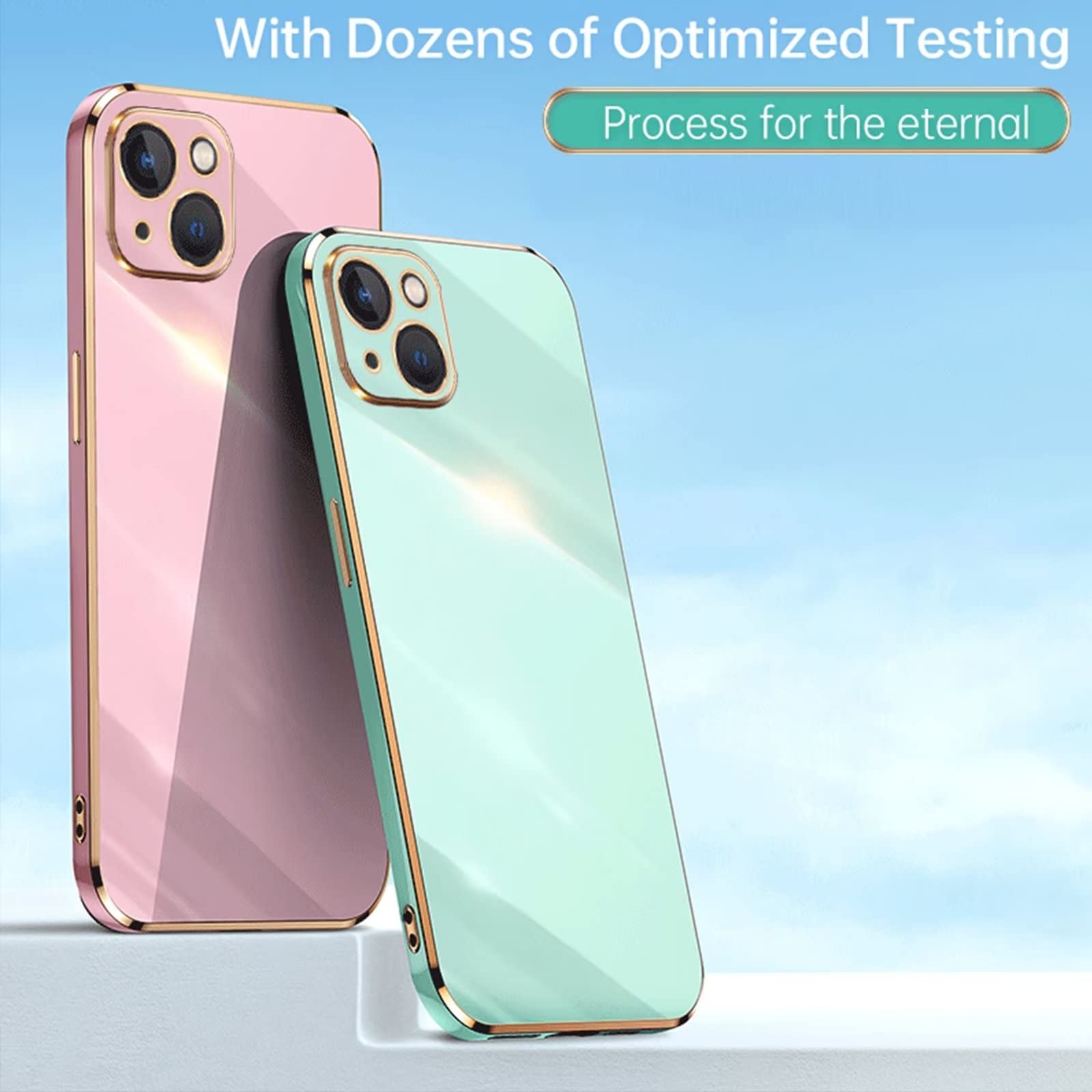 Jeelar ESONG Cover per Samsung Galaxy M35 5G Custodia in Ultra sottile tinta unita Morbida Silicone TPU Antiurto Donne Protettiva Bumper Shell Case Caso,Placcatura TPU Custodia Protettiva-Nero