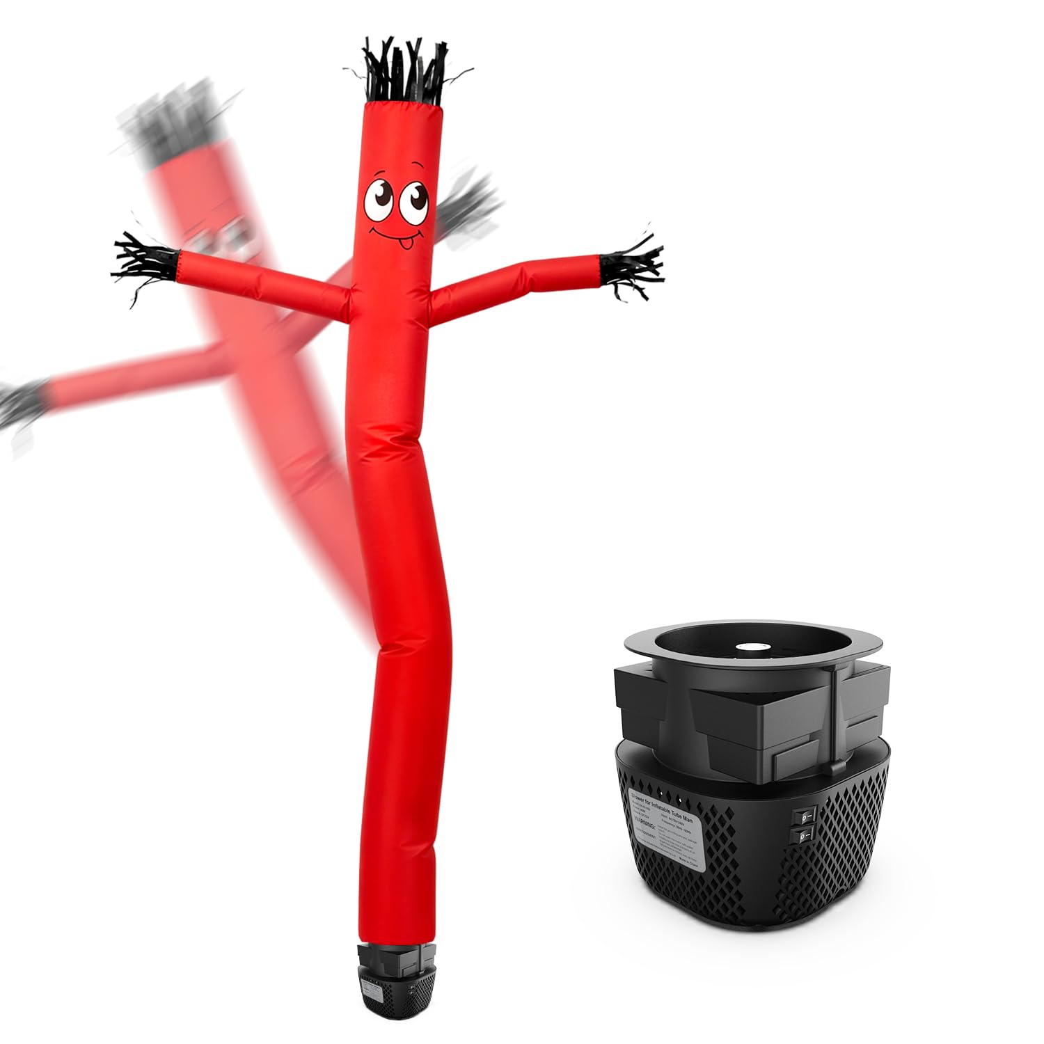 Photo 1 of Puligoth 7 FT Inflatable Tube Man with Blower & Light - Red
