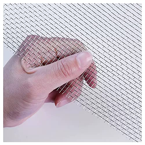 Grillage acier inoxydable 10 mailles pour bloquer les debris fenetre