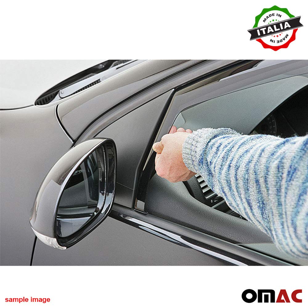 Deflettore antivento compatibile con Mercedes Sprinter W906 2006-2019 acrilico scuro 2X