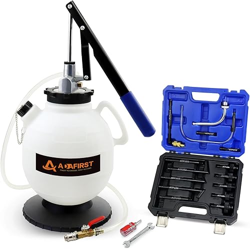 Bomba de fluido de transmisión automática, kit de herramientas de recarga ATF, sistema de llenado de transferencia de aceite manual de 7.5 litros