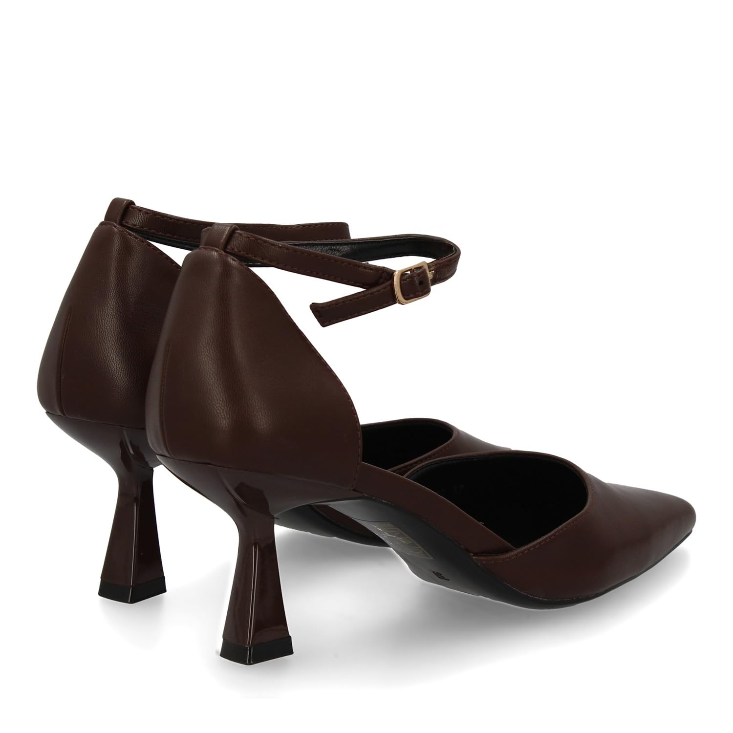 shoes&blues.es Stiletto para Mujer con Tacon Fino. Cierre de Hebilla, Punta Fina. Ideal para Otono Invierno.