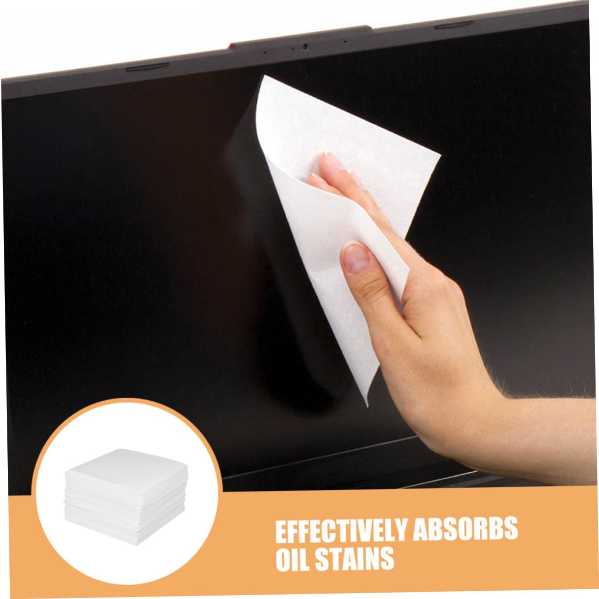 Panni per Pulizia Lenti Non Tessuto 1200 Pezzi Bianco | Microscopi ed Elettronica, Assorbimento Olio Elevato, Uso Versatile in Laboratori e Strutture Mediche