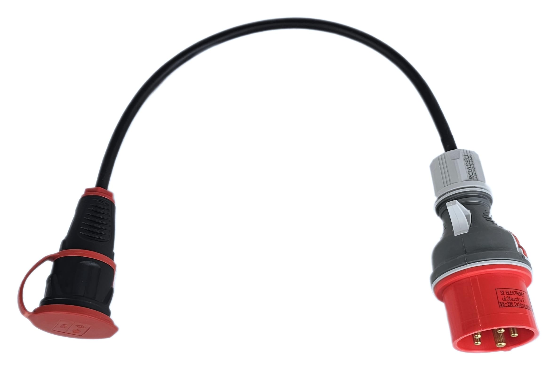 Adattatore CEE 16A A Schuko 220V - Cavo Gomma 0.5m, IP44, Per Cantieri E Esterno - Foto 3