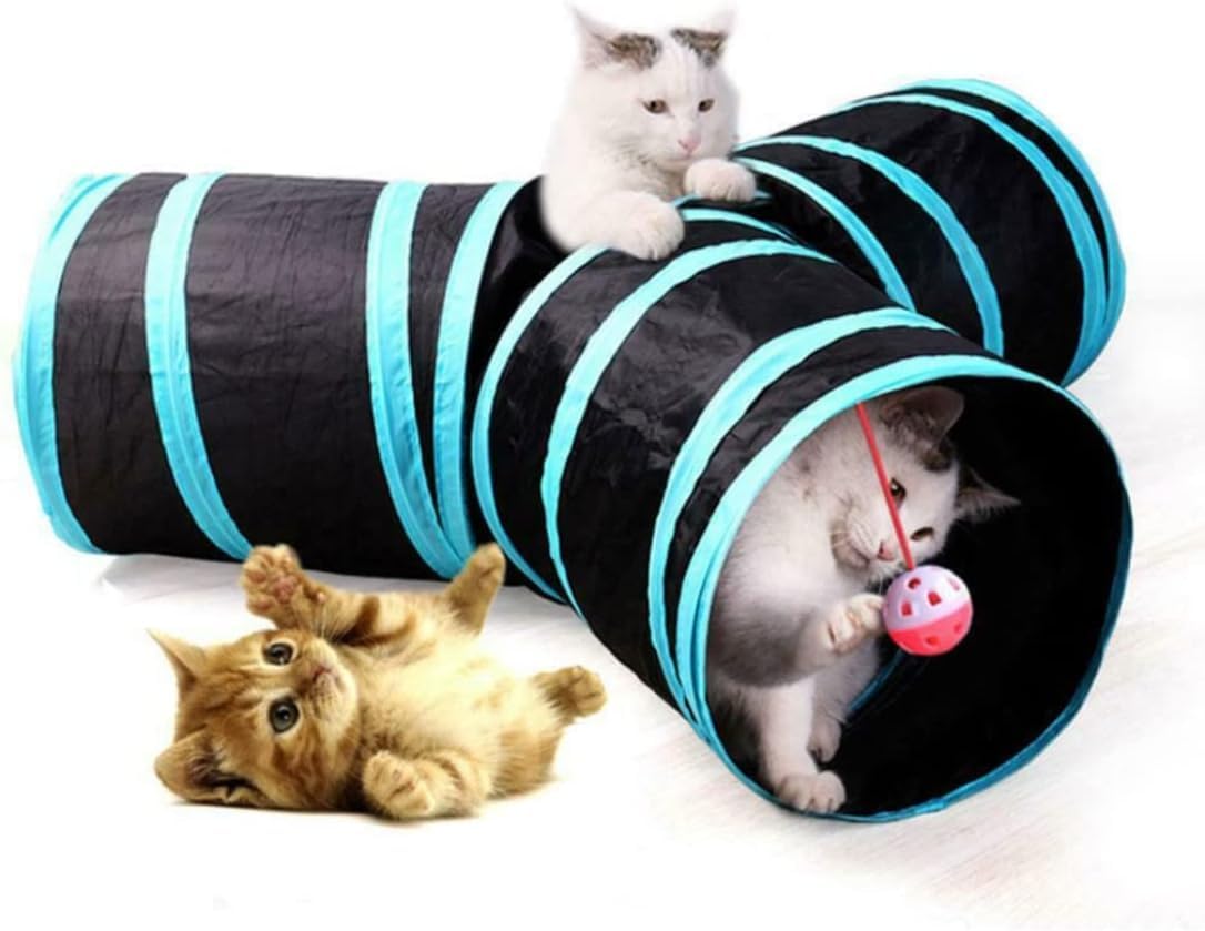 Fhodigogo Tunnel Per Gatti E Cani 3 Vie Pieghevole Per Cuccioli - 11