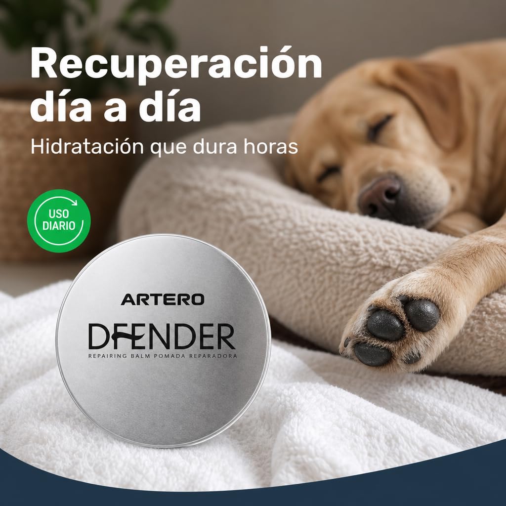 ARTERO Dfender. La solución a los plantares dañados y narices agrietadas en Perros