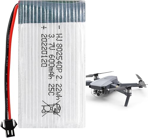 Miniatura 5 de 3.7V 600mAh Drones Batería 802540P Quadcopter Helicóptero Batería para SYMA X5C X5C-1 X5SW Batería Recargable