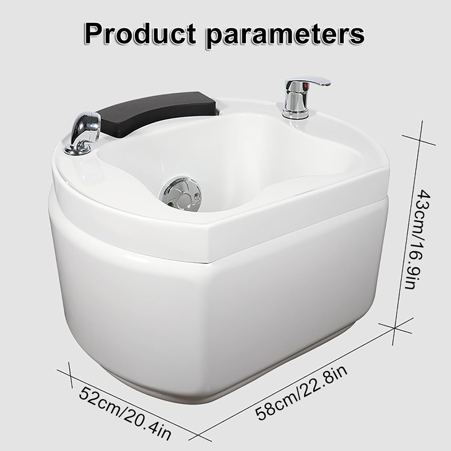 Colorful Lamp Footbath Large Foot Massager with Pedicure Foot Rest Stress Relief for Fatigue and Tired Feet Best Pedicure at Home Spa Treatment Special for Hotel Foot Bath Club