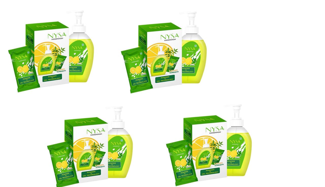 Arohi Genrel Store Powder to Handwash Bottle and Refill(12 g) Pack Of 4-picture-15