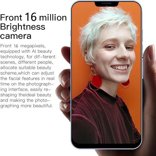 Miniatura 5 de Teléfono celular desbloqueado de 6.7 pulgadas IP14pro 2 GB +16 GBSD128 GB Straight Talk y Dual Sim Boost teléfonos inteligentes para Android10.0