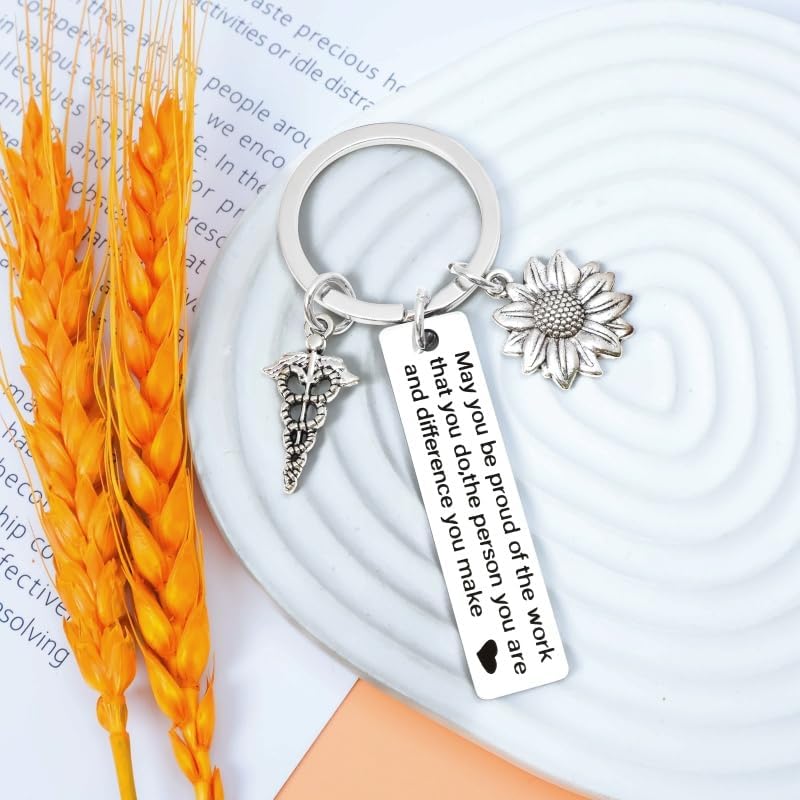 Med School Gifts Doctor Medical Students Gifts Keychain - Key Chains for Future New Doctors, Women Men Doctor's Gift, Md Med Student
