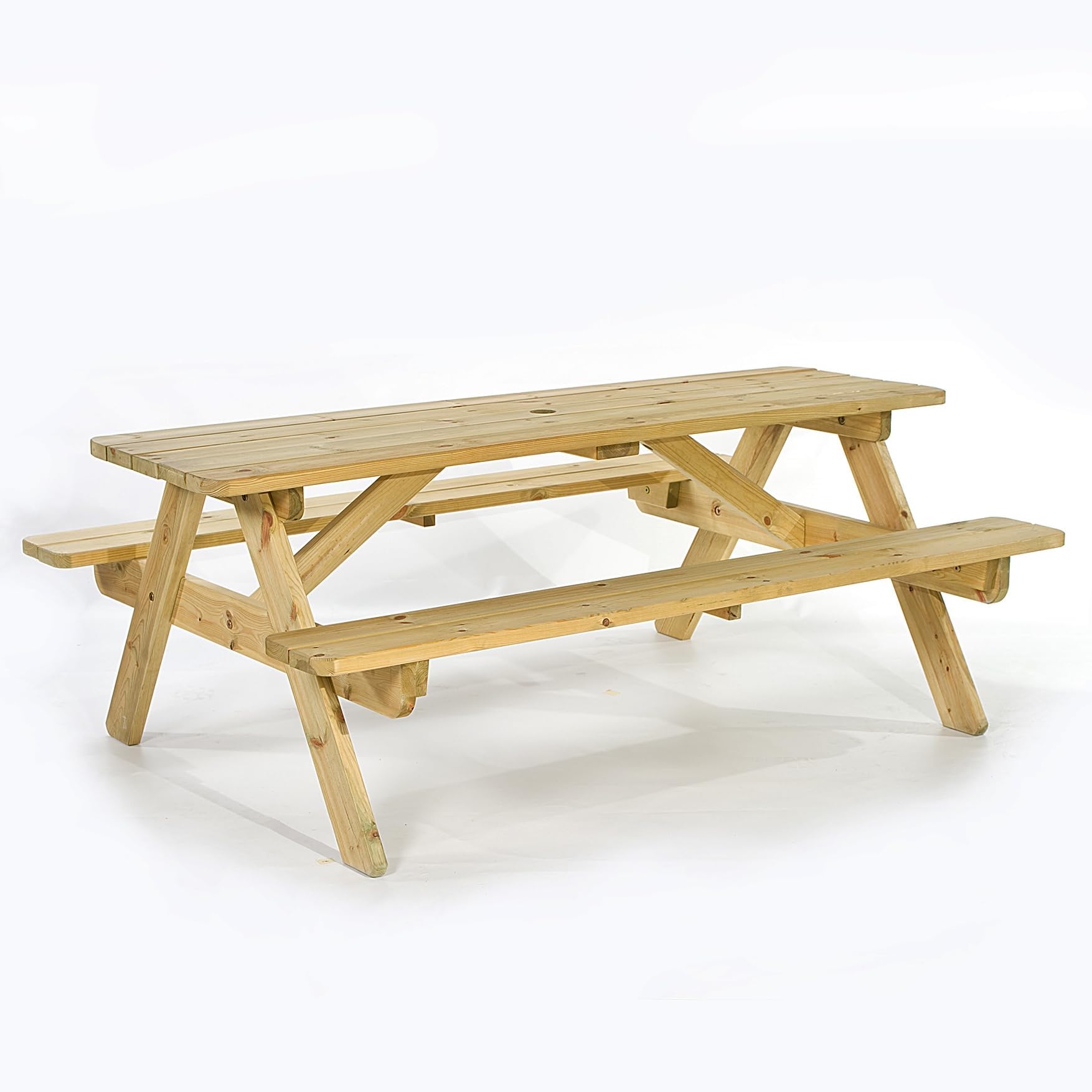 8 Seat Jersey Wooden Picnic Table 180cm