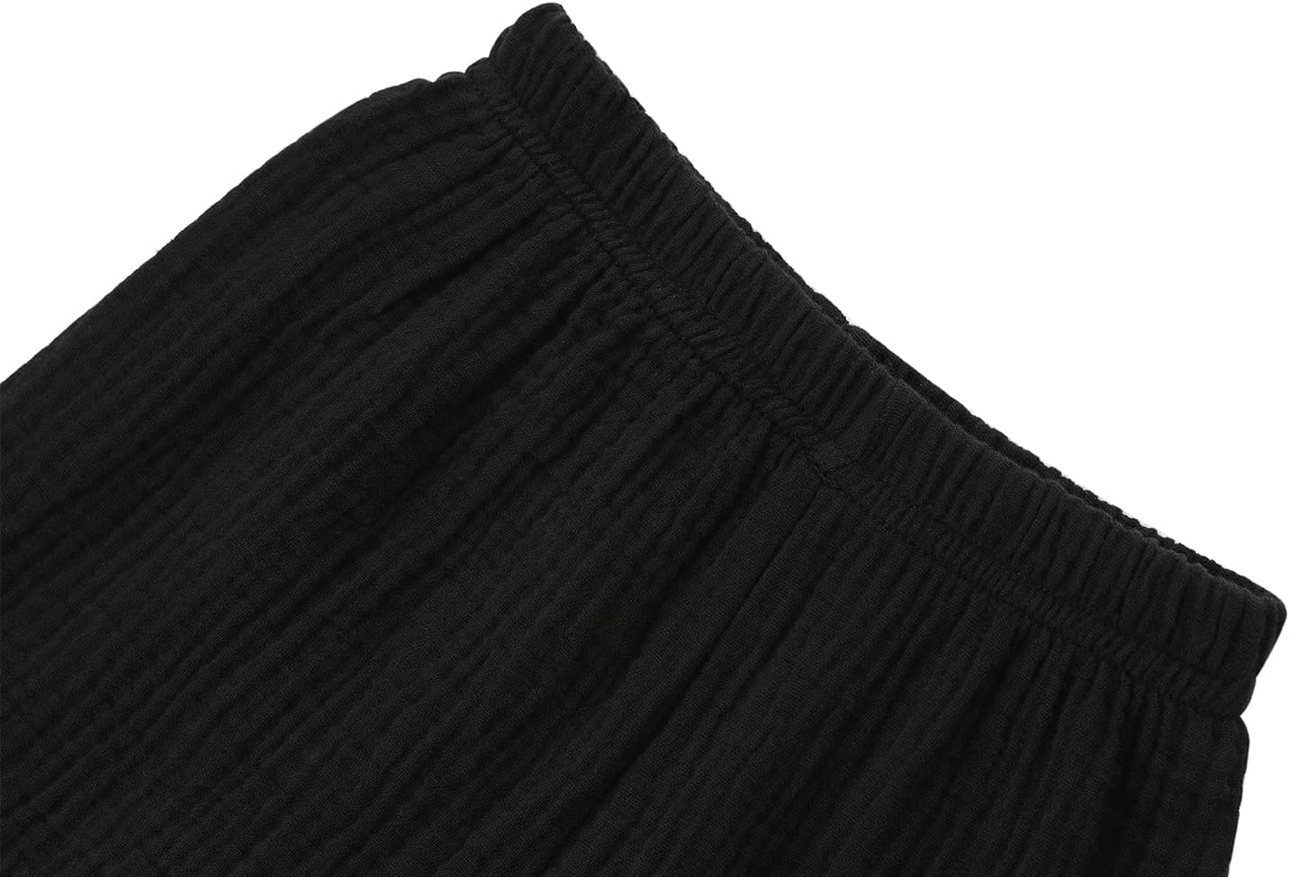 Kids Short Sleeve Pajama Set 100% Cotton Button Down Sleepwear Little Big Girls Boys Summer Soft Lounge Set 3-9 Years - Image 5