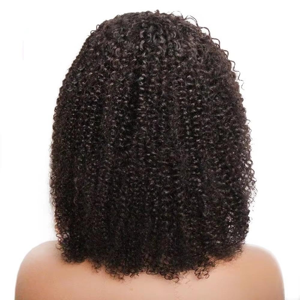 Haarpflege Kurze Lockige Bob Echthaarperücken Für Frauen Maschinell Hergestellt