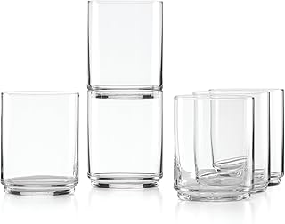 Tuscany Classics 6Pc Tall Glasses, 5.51, Clear