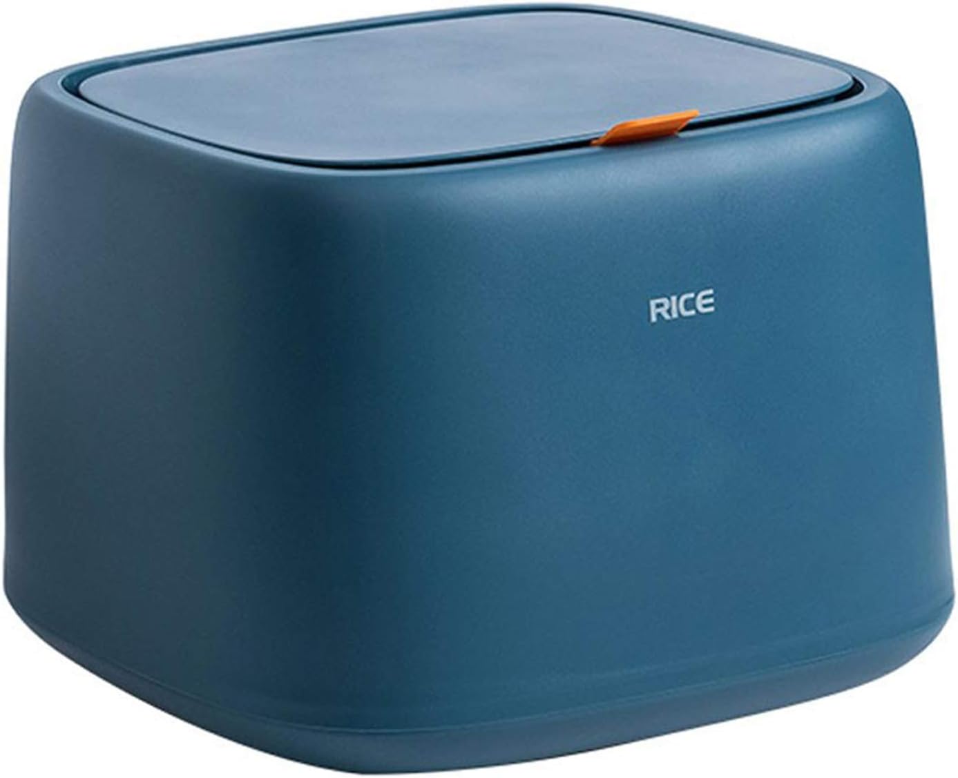 10 Kg Rice Container, Rice Storage Container, Plastic Storage Container, Cereal Dispenser, Flour Box with Silicone Handle Sealing Ring,Cat Food Bucket with Cup-Dark Blue